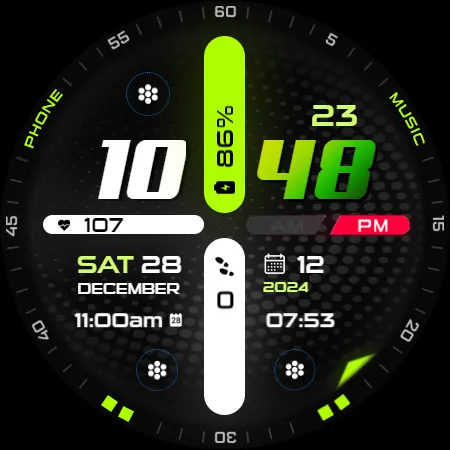 Digiglide - Digital Watch Face screenshot 21
