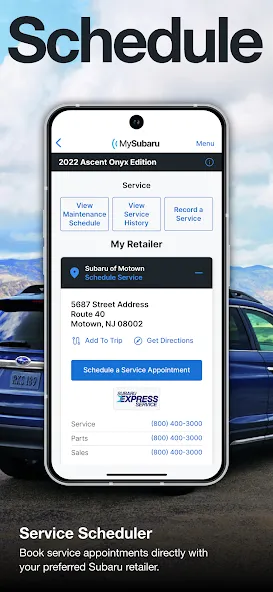 MySubaru screenshot 7