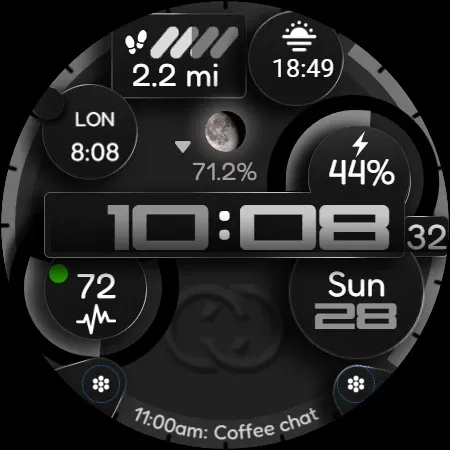 Digital Watch Face CUE110 screenshot 10