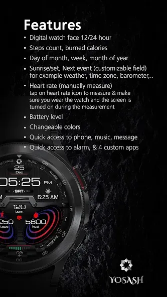 A375 Wear OS Watch Face screenshot 3