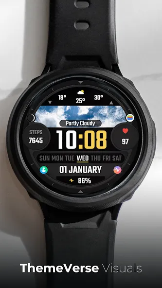 TVV Real Weather Watch Face screenshot 1