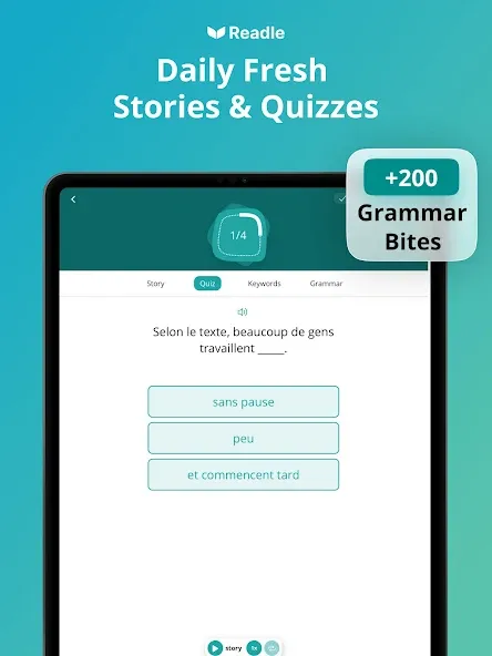 Learn French Daily with Readle screenshot 13