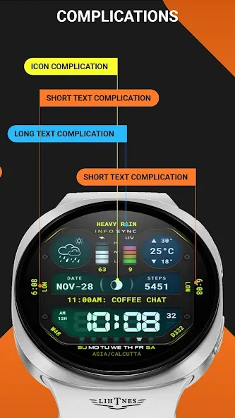 InfoSync Watch Face 134 screenshot 4