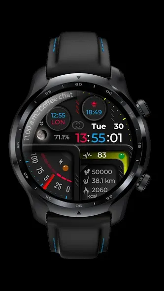 Digital Watch Face CUE101 screenshot 5
