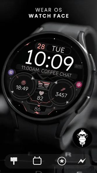 Dream 144 Digital Watch Face screenshot 2