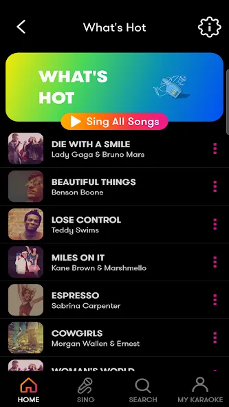 MicMe Karaoke by Stingray screenshot 2