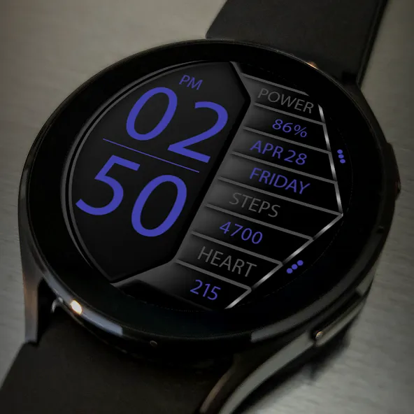 Key044 Digital Watch Face screenshot 3