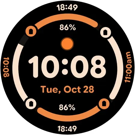 Digital Rings 2 - Watch face screenshot 8