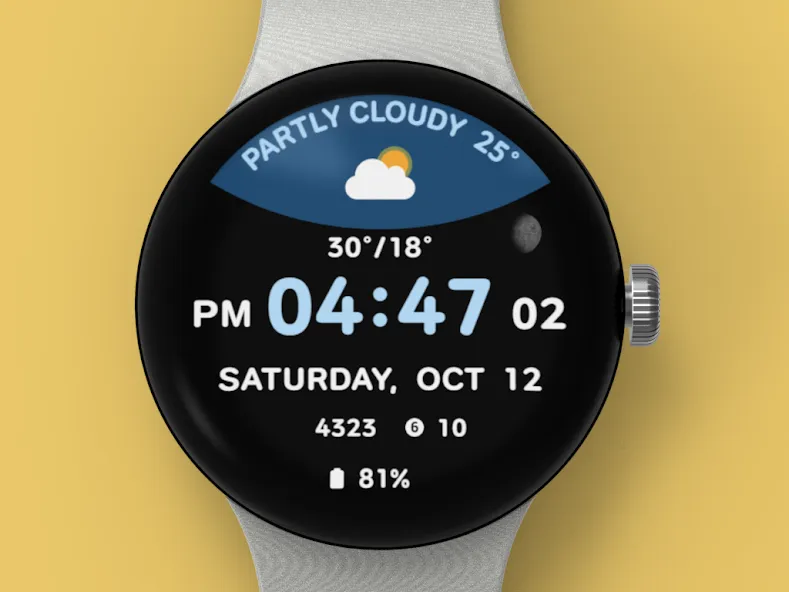 AWD CUTE S watch face screenshot 1