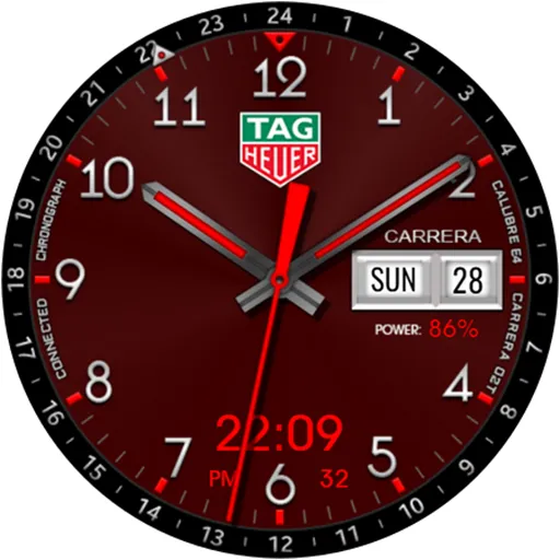 TAG CARRERA Hybrid Watch Face screenshot 18