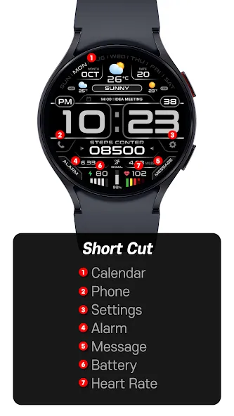SamWatch Digital Neon 2 screenshot 3