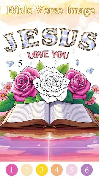 Bible Color Paint By Number screenshot 2