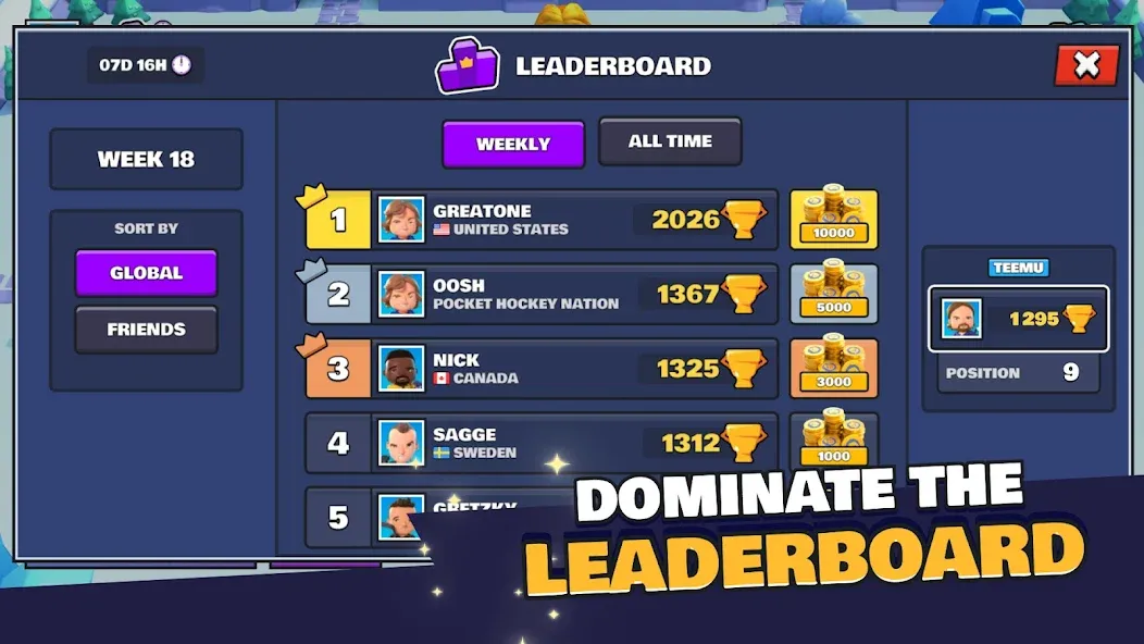 Pocket Hockey Stars screenshot 3
