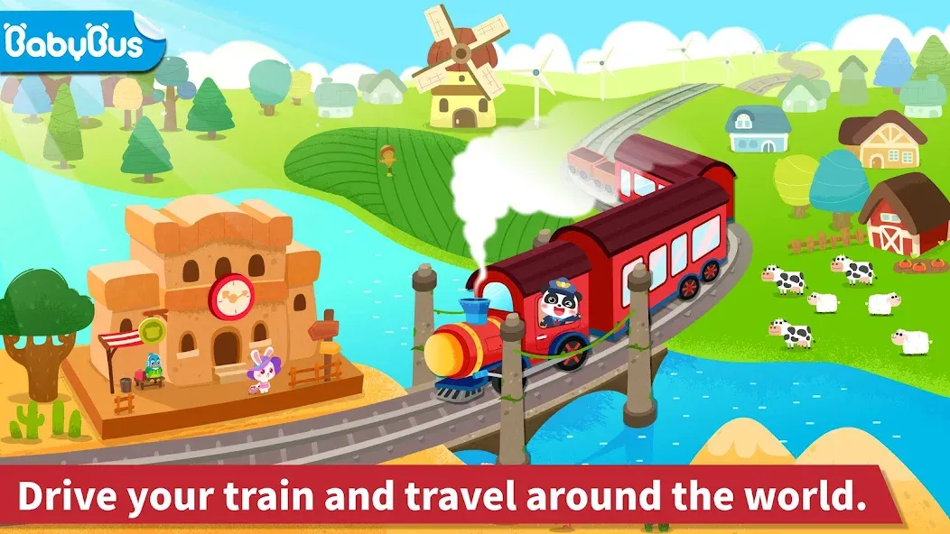 Baby Panda's Train screenshot 1