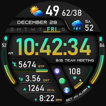 PER49 Digital Watch Face screenshot 44