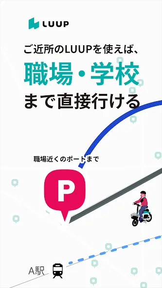 LUUP/ループ:シェアサイクル &電動キックボードシェア screenshot 1