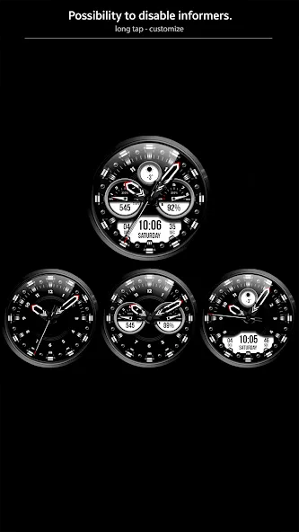 WFP 224 Modern watch face screenshot 4