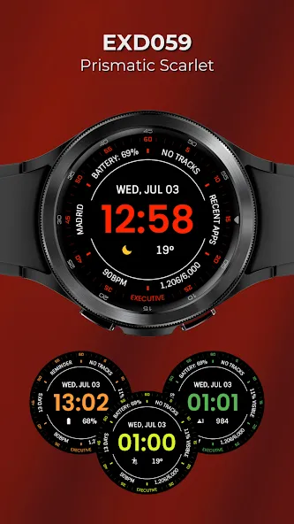 EXD059: Circular Watch Face screenshot 1