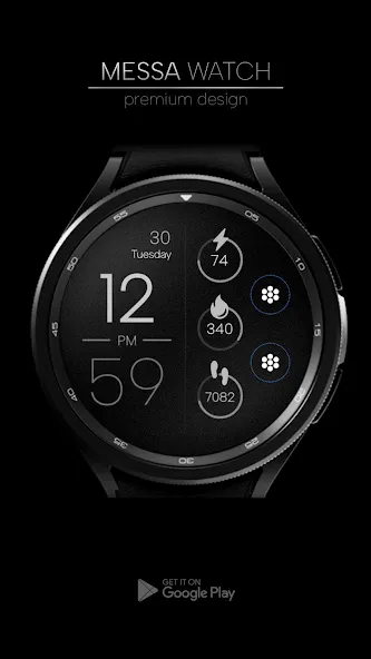 Minimal Digital Watch Sport screenshot 3