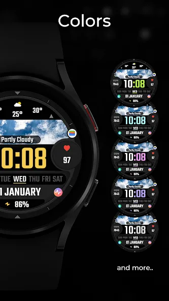 TVV Real Weather Watch Face screenshot 3