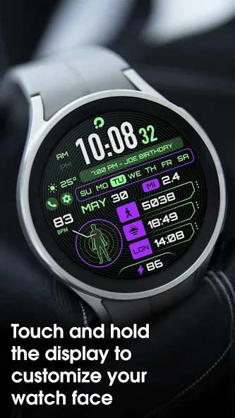 PRADO 33 Cyber Wacth Face screenshot 3