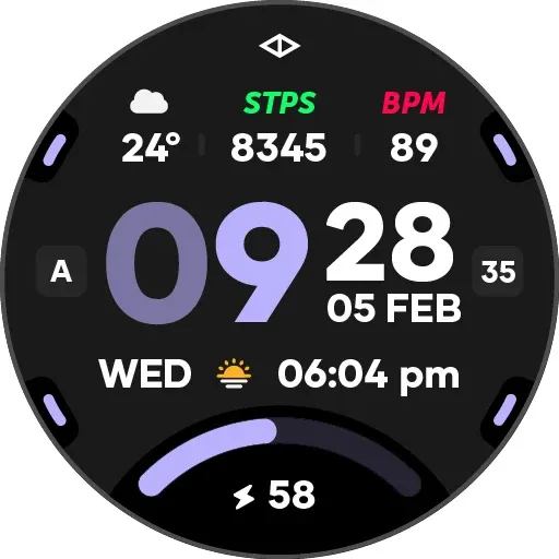 Rush 3: Digital Watch Face screenshot 27