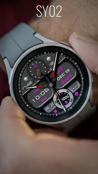 SY02 Watch Face For Wear OS screenshot 5
