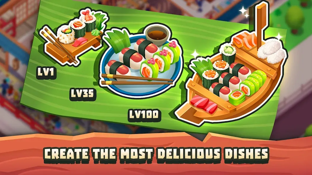 Sushi Empire Tycoon—Idle Game screenshot 3