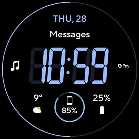 Lean Digital Watch Face screenshot 8