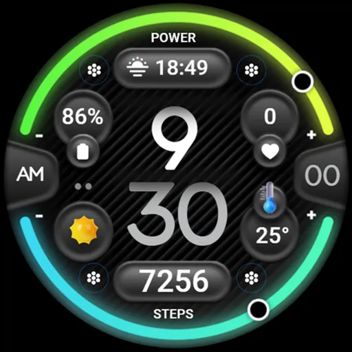 OMG 31 Digital Watch Face screenshot 24