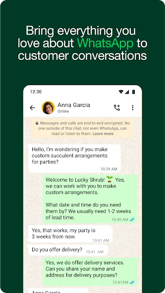 WhatsApp Business screenshot 8