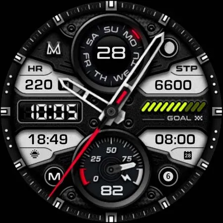 MD274 Analog watch face screenshot 9
