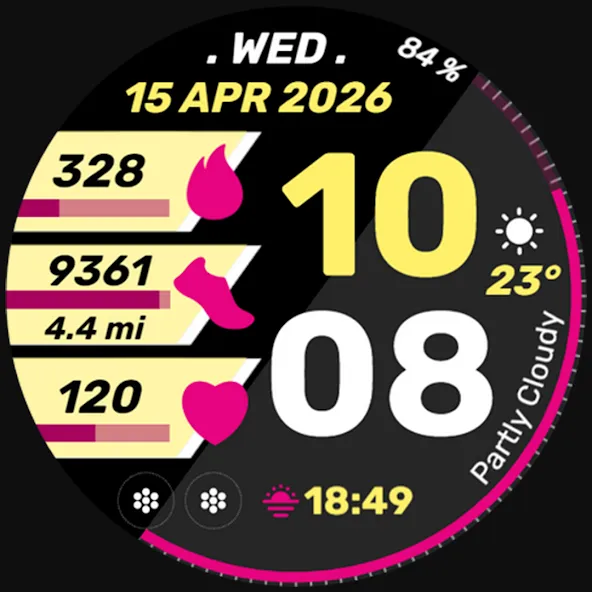 Active Edge Watch Face screenshot 41