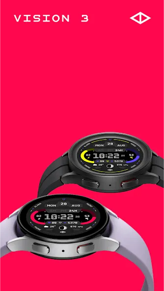 Vision 3: Digital Watch Face screenshot 4