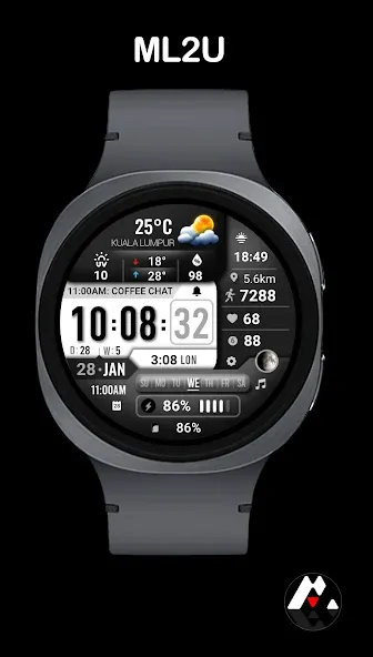 ML2U 377 Watch Face screenshot 3