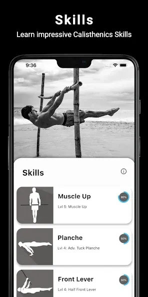 Thenics: Calisthenics Coach screenshot 1