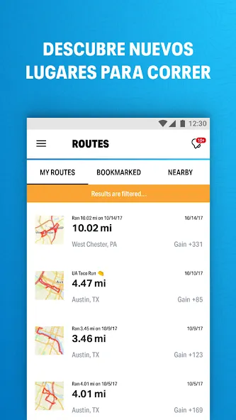 Map My Run: Running Tracker screenshot 2