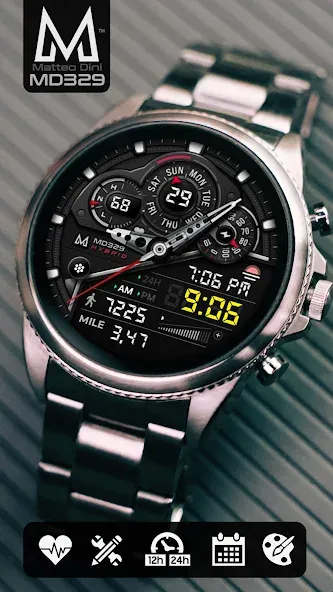 MD329 Hybrid Watch Face screenshot 5