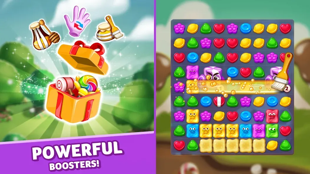 Lollipop & Marshmallow Match3 screenshot 2