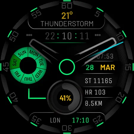 Watch Face WF181 screenshot 9