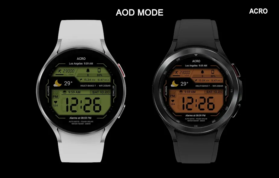 ACRO Genix Digital watchface screenshot 8