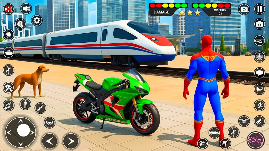 Spider Rope Hero City Rescue screenshot 1