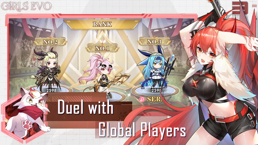 Girls Evo: Idle RPG screenshot 24