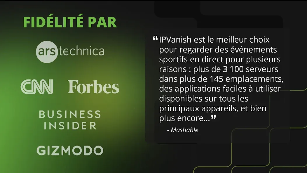 IPVanish VPN Rapide & Sécurisé screenshot 29