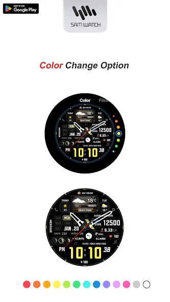 SamWatch AD Neon Weather screenshot 4
