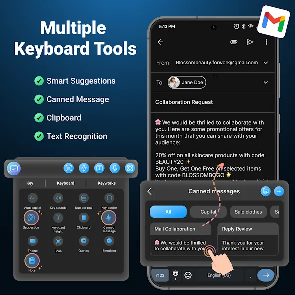 AI Keyboard: Writer, Grammar screenshot 5