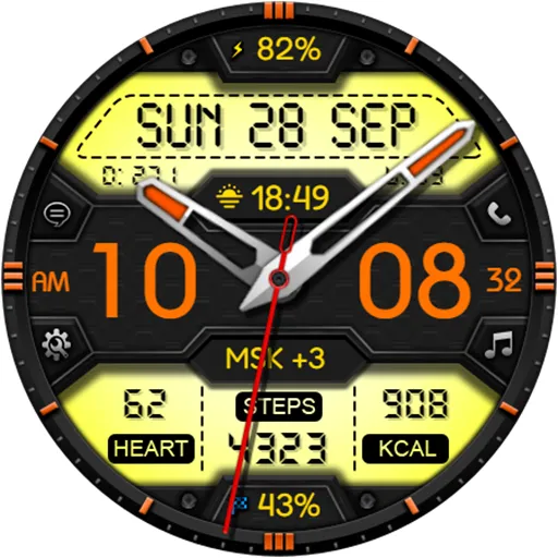 Hybrid MEZIGN CTS53 Watch face screenshot 15