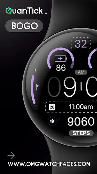 QuanTick 01 - Digital Watch screenshot 5