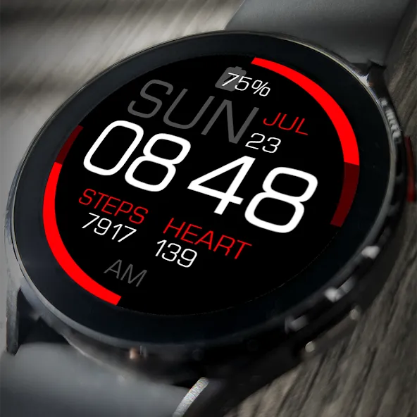 Key080 Artistic Watch Face screenshot 1