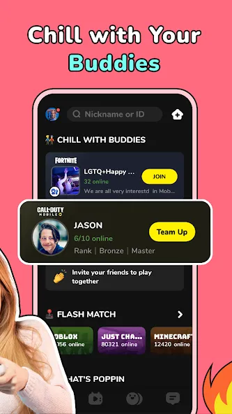 CastChat - Match & Voice Chat screenshot 2